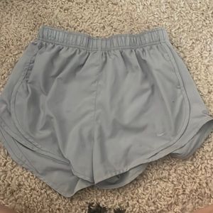 gray nike dri-fit shorts